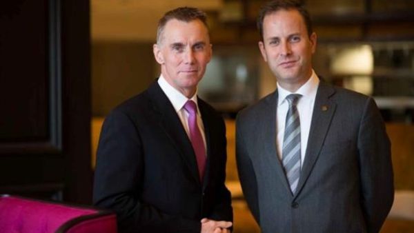 Gary Rhodes and Oliver Key Gary Rhodes and Oliver Key
