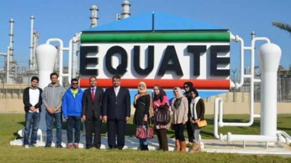 Group Image of EQUATE employees with KU Students
