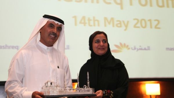 H.E. Sheikha Lubna with H.E. Abdul Aziz Al Ghurair H.E. Sheikha Lubna with H.E. Abdul Aziz Al Ghurair