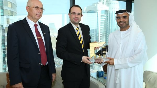 HE Majid Al Ghurair and HE Rastislav Chovanec