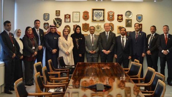 H.E Ministry of Infrastructure Development and the accompanying delegation.