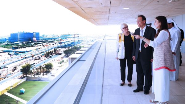 HE Mr Soonthorn Chaiyindeepum, Ambassador of Thailand to the State of Qatar, on a tour of Education City HE Mr Soonthorn Chaiyindeepum, Ambassador of Thailand to the State of Qatar, on a tour of Education City