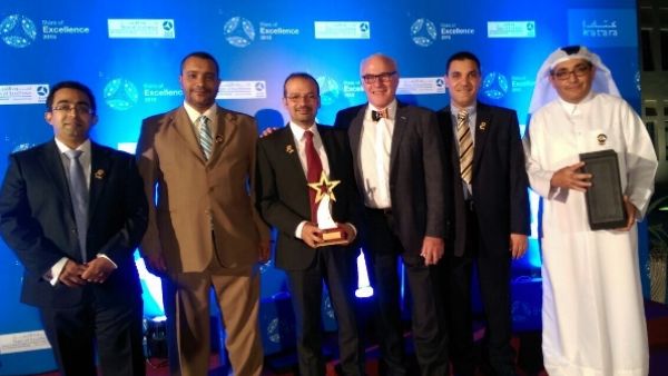 Several members of the research team during the Stars of Excellence Awards ceremony held by HMC