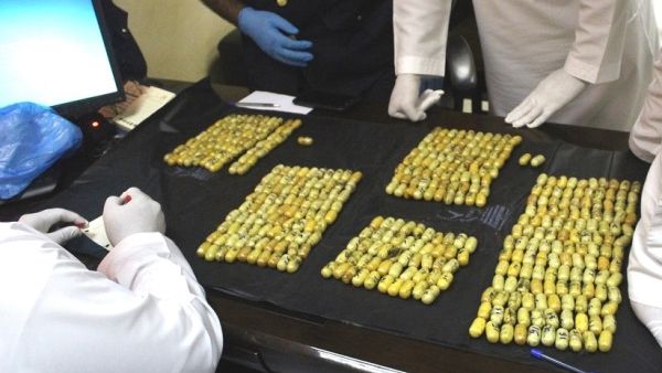محاولة تهريب لمواد مخدرة محاولة تهريب لمواد مخدرة