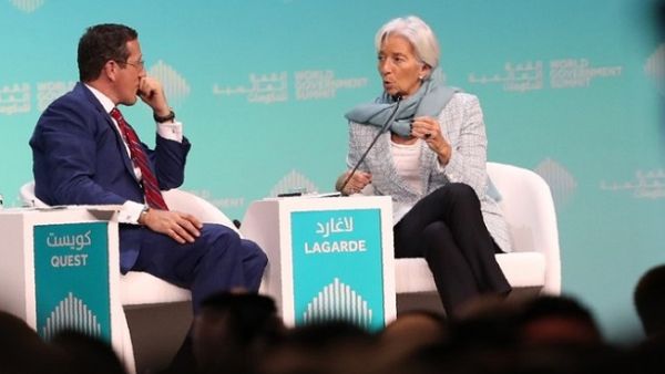 IMF chief Christine Lagarde told CNN's Richard Quest that there were 3% more women's jobs vulnerable to AI than men's. (AFP)