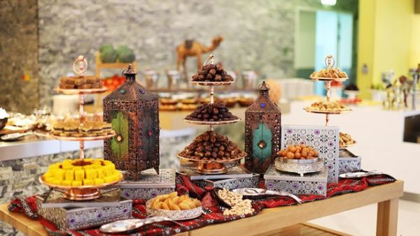 مطعم "كزبرة" في فندق ماريوت داون تاون أبوظبي.