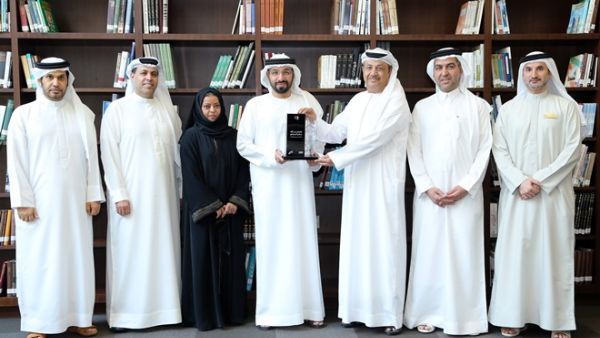 The winner was honoured by Dubai Culture’s Acting Director General Saeed Al Nabouda and a number of the Authority’s advisors.