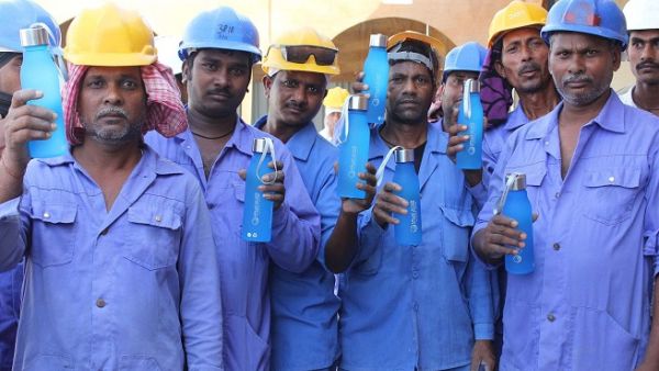 The move, which is part of the company's ‘Beat the Heat’ initiative, resulted in the distribution of more than 1,000 water bottles to laborers across the UAE.