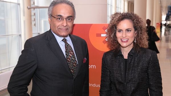 Inbar Lasser-Raab and Anil Menon at IoTWF 2015 Inbar Lasser-Raab and Anil Menon at IoTWF 2015