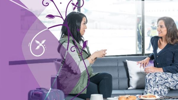 يمكن لجميع الأمهات المسافرات في 21 مارس 2017، التمتع بمجموعة من الامتيازات والراحة داخل صالة طيران الجزيرة المواجهة لبواباتها في مطار الكويت الدولي يمكن لجميع الأمهات المسافرات في 21 مارس 2017، التمتع بمجموعة من الامتيازات والراحة داخل صالة طيران الجزيرة المواجهة لبواباتها في مطار الكويت الدولي