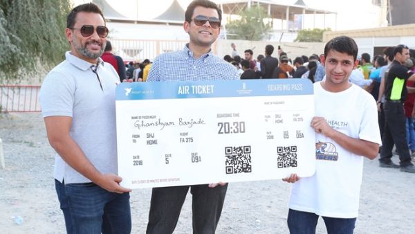 The 120 workers were selected through a lucky draw held at a series of health prevention awareness workshops spread over two weeks. The 120 workers were selected through a lucky draw held at a series of health prevention awareness workshops spread over two weeks.
