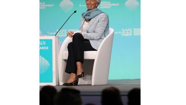 “The oil exporters have not fully recovered from the dramatic oil price shock of 2014,” Lagarde said Saturday in Dubai. (AFP)