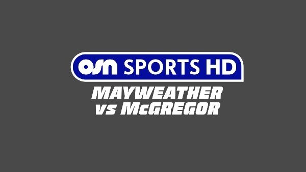ستقدم قناة OSN Sports Mayweather v McGregor HD برامج حافلة بالتشويق والإثارة لمدة ثلاثة أسابيع فقط. ستقدم قناة OSN Sports Mayweather v McGregor HD برامج حافلة بالتشويق والإثارة لمدة ثلاثة أسابيع فقط.
