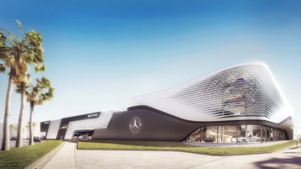 Mercedes-Benz and AMG showroom on Yas Island
