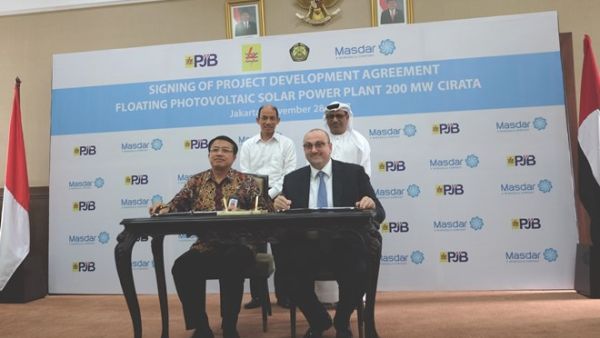 During the signing ceremony During the signing ceremony