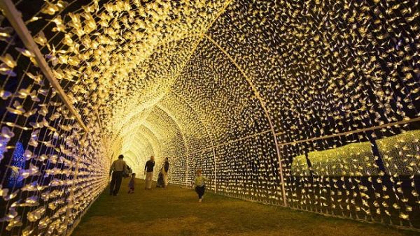 The Light Carousel show at Khalid Lagoon in Sharjah features the work of artist Nicholas Gautier, who wields his highly technical skills and experience in lighting. 