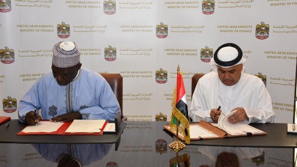 The agreement was signed by HE Obaid Humaid Al Tayer, Minister of State for Financial Affairs; and HE Ousmane Mey Al Amine, Minister of Finance of the Republic of Cameroon.