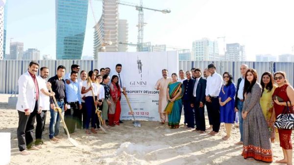 Sudhakar Rao, Managing Director of Gemini Property Developers, with team at Symphony's launch ceremony. Sudhakar Rao, Managing Director of Gemini Property Developers, with team at Symphony's launch ceremony.