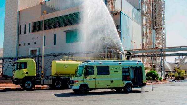 Mock fire and emergency drill at Salalah facility 