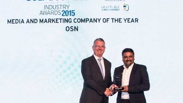 OSN scoops two awards at Gulf Business Awards 2015 OSN scoops two awards at Gulf Business Awards 2015