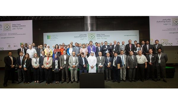 المشاركون في المؤتمر الأول لمجلس قطر للمباني الخضراء، الذي نُظم خلال العام الماضي المشاركون في المؤتمر الأول لمجلس قطر للمباني الخضراء، الذي نُظم خلال العام الماضي
