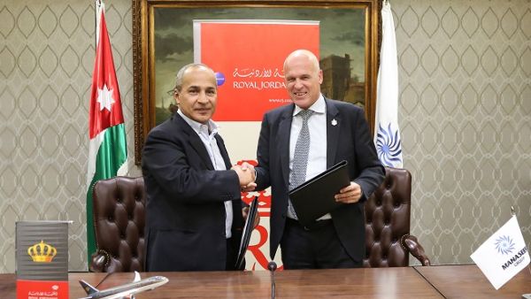 إشتملت الإتفاقية التي وقعها المدير العام والرئيس التنفيذي للملكية الأردنية ستيفان بيشلر ورئيس مجلس إدارة مجموعة المناصير المهندس زياد المناصير.