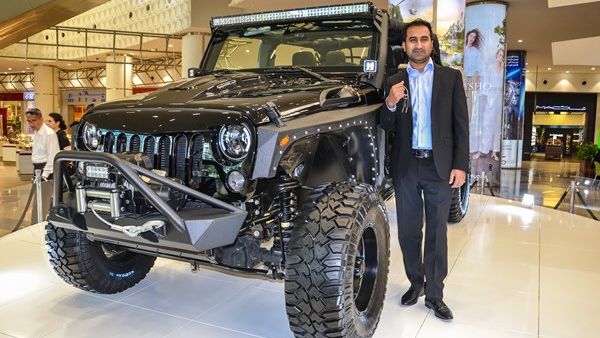 Iraqi national Mr. Khaled Mohammad Anbar and Pakistani national Mr. Muhammad Umar Farooq were the happy winners of the two special edition Jeep Wranglers. Iraqi national Mr. Khaled Mohammad Anbar and Pakistani national Mr. Muhammad Umar Farooq were the happy winners of the two special edition Jeep Wranglers.