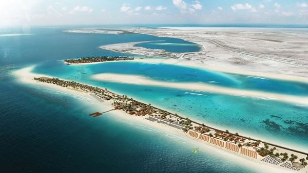Sir Bani Yas beach