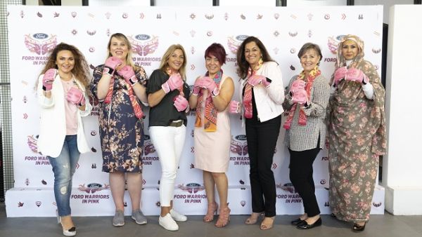 Warriors in Pink, the breast cancer awareness campaign powered by Ford. Warriors in Pink, the breast cancer awareness campaign powered by Ford.