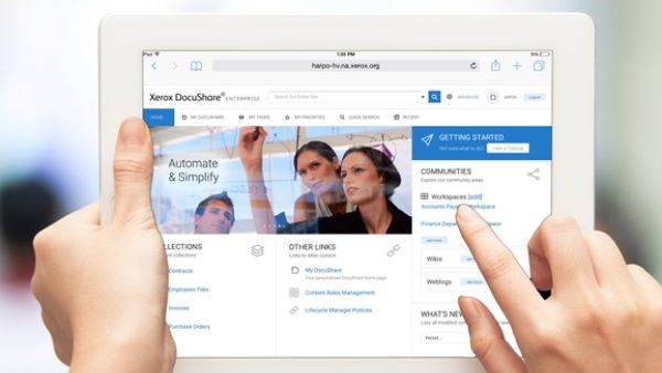 Xerox DocuShare 7.0 helps companies digitize, automate and simplify paper-based processes