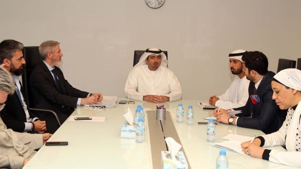 During the press conference, Abdulla Al Sahi, Chief Executive Officer of Modon Properties, reviewed the company’s future plans and projects. During the press conference, Abdulla Al Sahi, Chief Executive Officer of Modon Properties, reviewed the company’s future plans and projects.