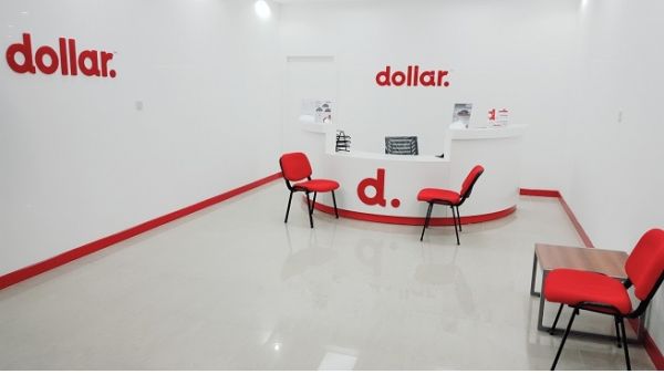A full service counter at dollar branch in Jafza. A full service counter at dollar branch in Jafza.