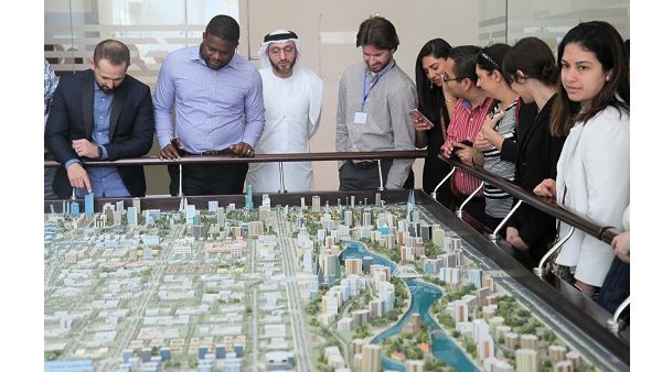 The students toured the premises – including warehouses, factories, labor villages, and offices and experienced first-hand the array of valuable key features offered within DI’s enabling ecosystem. The students toured the premises – including warehouses, factories, labor villages, and offices and experienced first-hand the array of valuable key features offered within DI’s enabling ecosystem.