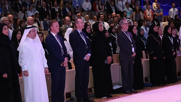 سعادة الشيخة هند بنت حمد آل ثاني، نائب رئيس مجلس الإدارة والرئيس التنفيذي لمؤسسة قطر أثناء حضورها المنتدى السنوي الثالث للتعليم والتعلّم
