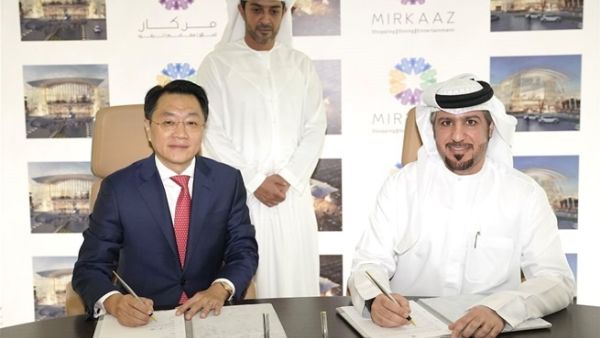 An agreement was signed by Mr Yahya Al Jasmi, Managing Director of Ajman Holding and Yu Tao, President & CEO from China State Construction Engineering Corporation Middle East. An agreement was signed by Mr Yahya Al Jasmi, Managing Director of Ajman Holding and Yu Tao, President & CEO from China State Construction Engineering Corporation Middle East.