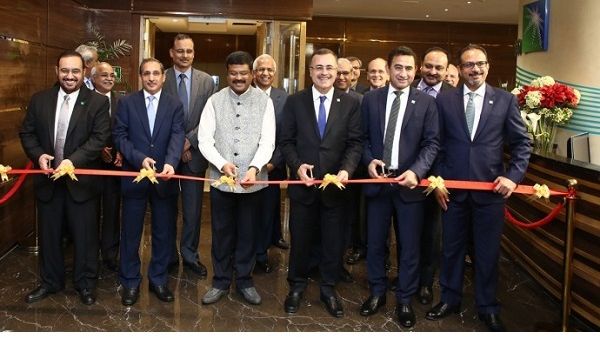 The office was inaugurated by Saudi Aramco President and CEO, Amin H. Nasser at an event attended by Shri Dharmendra Pradhan India’s Minister of Petroleum, Saudi Ambassador to India Dr. Saud Alsati, Indian government officials, heads of major Indian oil companies, as well as business and industry partners. The office was inaugurated by Saudi Aramco President and CEO, Amin H. Nasser at an event attended by Shri Dharmendra Pradhan India’s Minister of Petroleum, Saudi Ambassador to India Dr. Saud Alsati, Indian government officials, heads of major Indian oil companies, as well as business and industry partners.