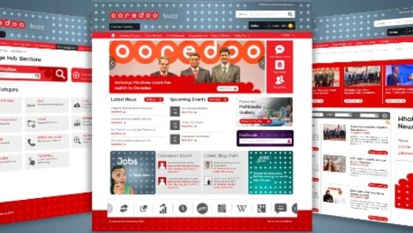 A snapshot from Ooredoo Group’s “Buzz” Intranet