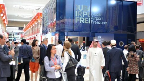 منصة المنطقة الحرة بمطار دبي في معرض الخليج للأغذية منصة المنطقة الحرة بمطار دبي في معرض الخليج للأغذية