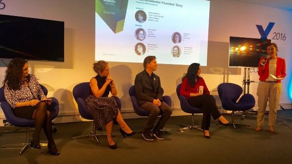 The ‘Founder Stories’ session at EdTechXEurope 2016 in London