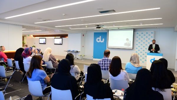 du showcases the BabNoor app to special needs centres around the UAE du showcases the BabNoor app to special needs centres around the UAE