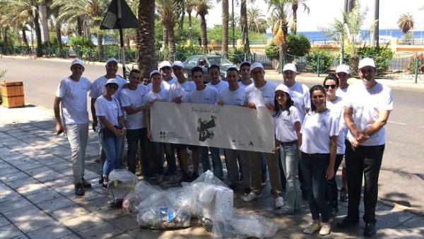 The campaign took place in Amman, the Dead Sea, Petra and Aqaba with the aim of raising awareness about litter pollution, and educating about the proper waste disposal.