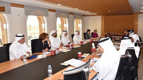 The meeting covered elements on the latest developments of financial policies at a UAE level.