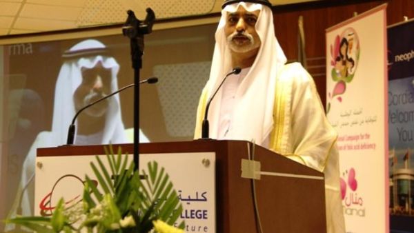 الشيخ نهيان بن مبارك آل نهيان، وزير التعليم العالي والبحث العلمي، رئيس مجمع كليات التقنية العليا، رئيس جمعية الإمارت للامراض الجينية الشيخ نهيان بن مبارك آل نهيان، وزير التعليم العالي والبحث العلمي، رئيس مجمع كليات التقنية العليا، رئيس جمعية الإمارت للامراض الجينية