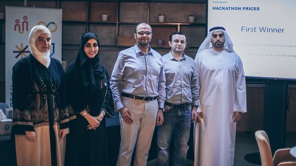 Participants at the “AI Hackathon”. 