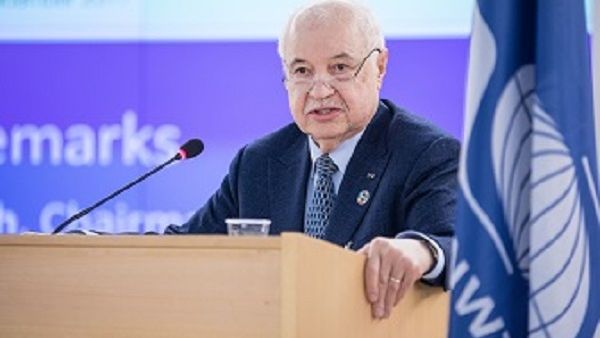 Dr. Talal Abu-Ghazaleh during the event