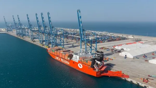 On Thursday, the port had decided to "suspend all operations" due to the development of the tropical storm. (AFP)