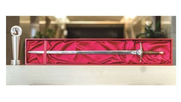 The ‘Sword of Honor’ award won by Qatargas. The ‘Sword of Honor’ award won by Qatargas.