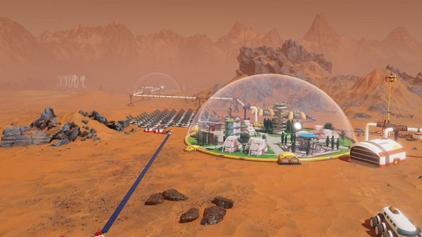 The UAE is building a Mars City in the desert near Dubai for visitors to get a taste of what life is going to be like on Mars. (Dubai Media Office)