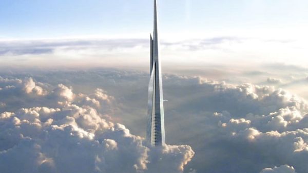 The Jeddah Tower is projected to be over 1,000 meters (3,281 feet) tall, eclipsing Dubai’s Burj Khalifa, which is over 828 meters. (Photo courtesy of the developer)