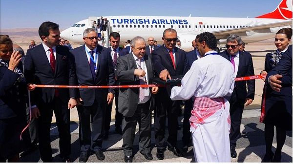 Airline will carry out 3 flights-a-week to Jordan's port city of Aqaba from Turkey. Airline will carry out 3 flights-a-week to Jordan's port city of Aqaba from Turkey.